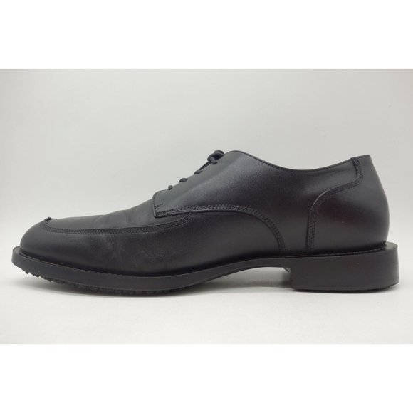 Shoes For Crews SFC Black Leather Slip Resistant Oxfords Shoes Men\'s 13 main image 5